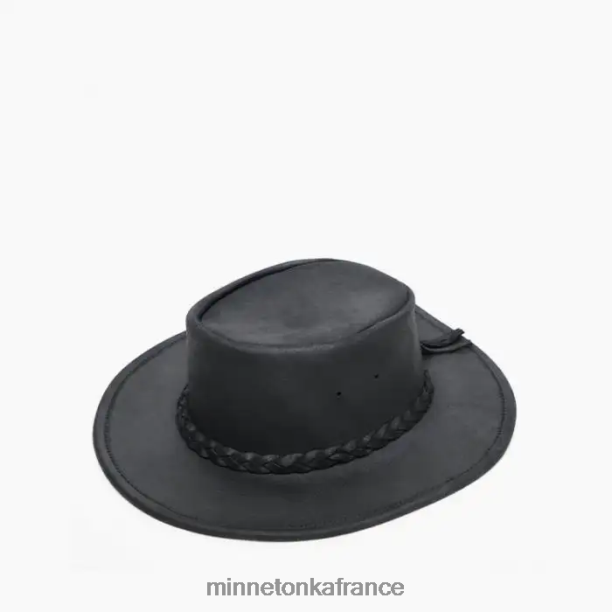 plier le chapeau unisexe Minnetonka noir 6N6FP512 accessoires